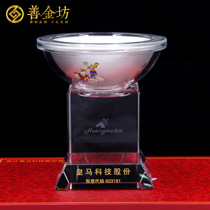 纯金纯银银碗定制--上市公司纪念品 礼品公司上市企业 股票上市纪念品
