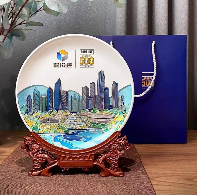 雅琅晶高端纪念盘定制案例